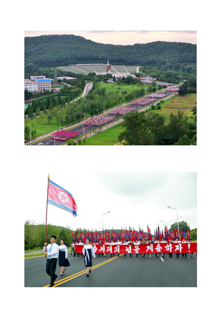 朝鲜青年进行继承大行进_02.jpg