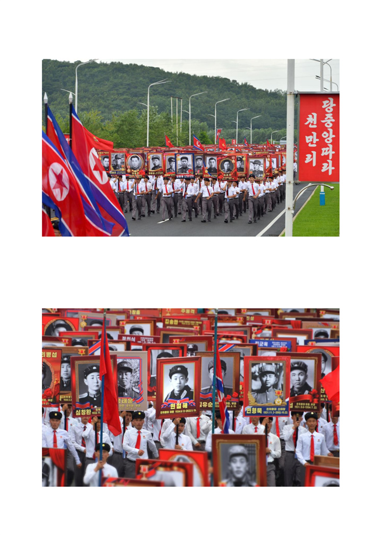 朝鲜青年进行继承大行进_03.jpg