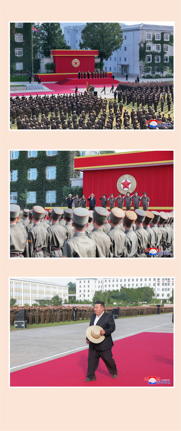 敬爱的金正恩同志视察吴振宇炮兵综合军官学校_01.jpg