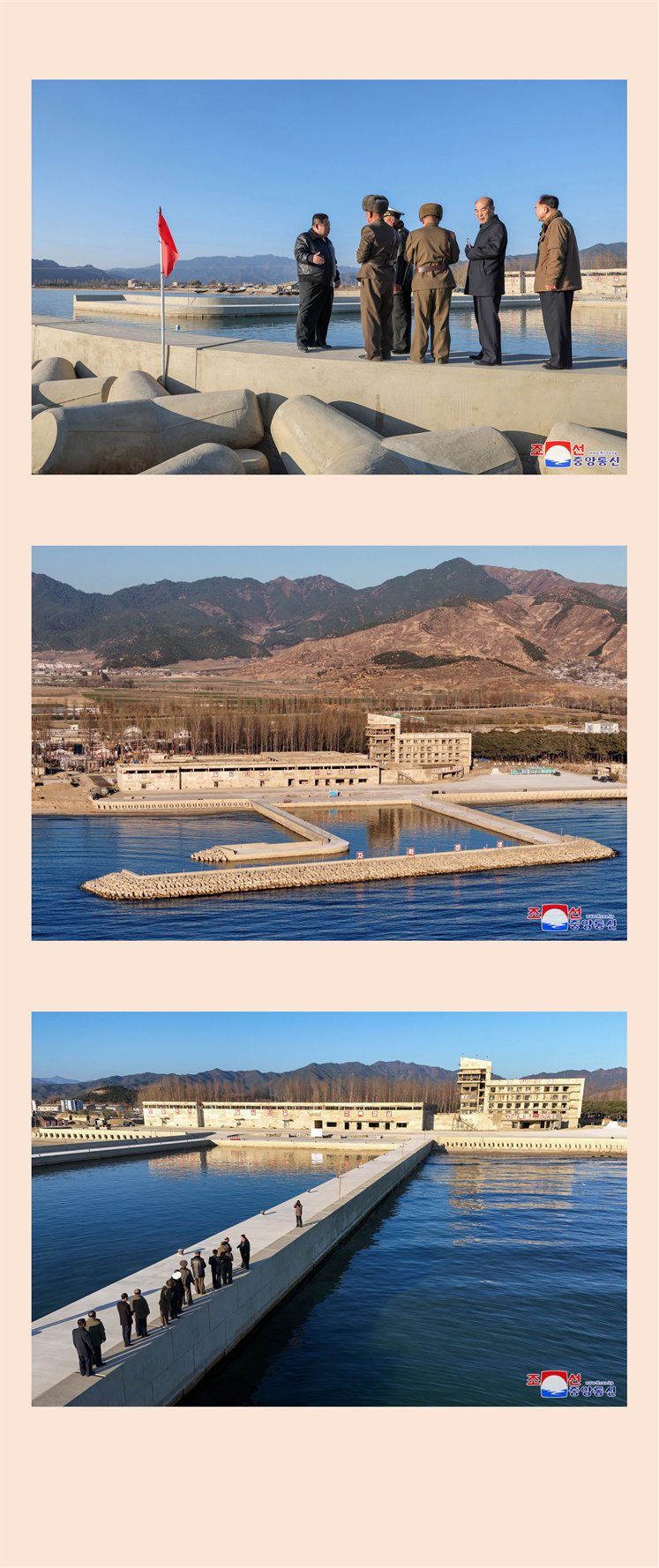 敬爱的金正恩同志视察咸镜南道新浦市浅海养殖事业所建设工地(1)_02.jpg