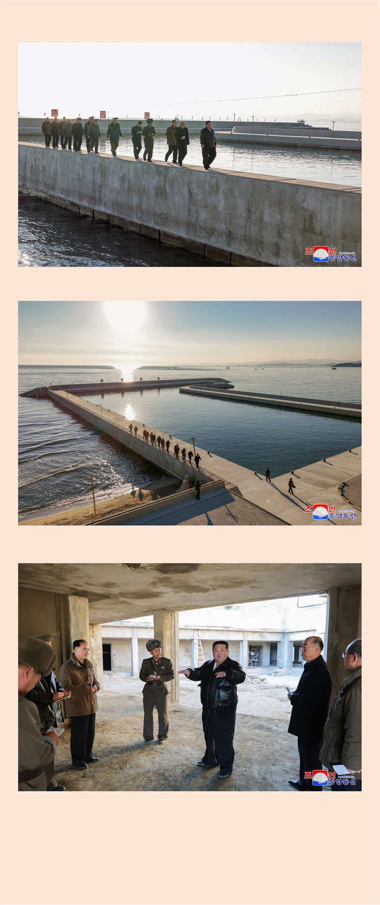 敬爱的金正恩同志视察咸镜南道新浦市浅海养殖事业所建设工地(1)_03.jpg